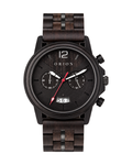 Orion Chrono – Herren-Chronograph aus Holz in Schwarz