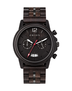 Orion Chrono – Herren-Chronograph aus Holz in Schwarz