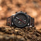 Orion Chrono – Herren-Chronograph aus Holz in Schwarz