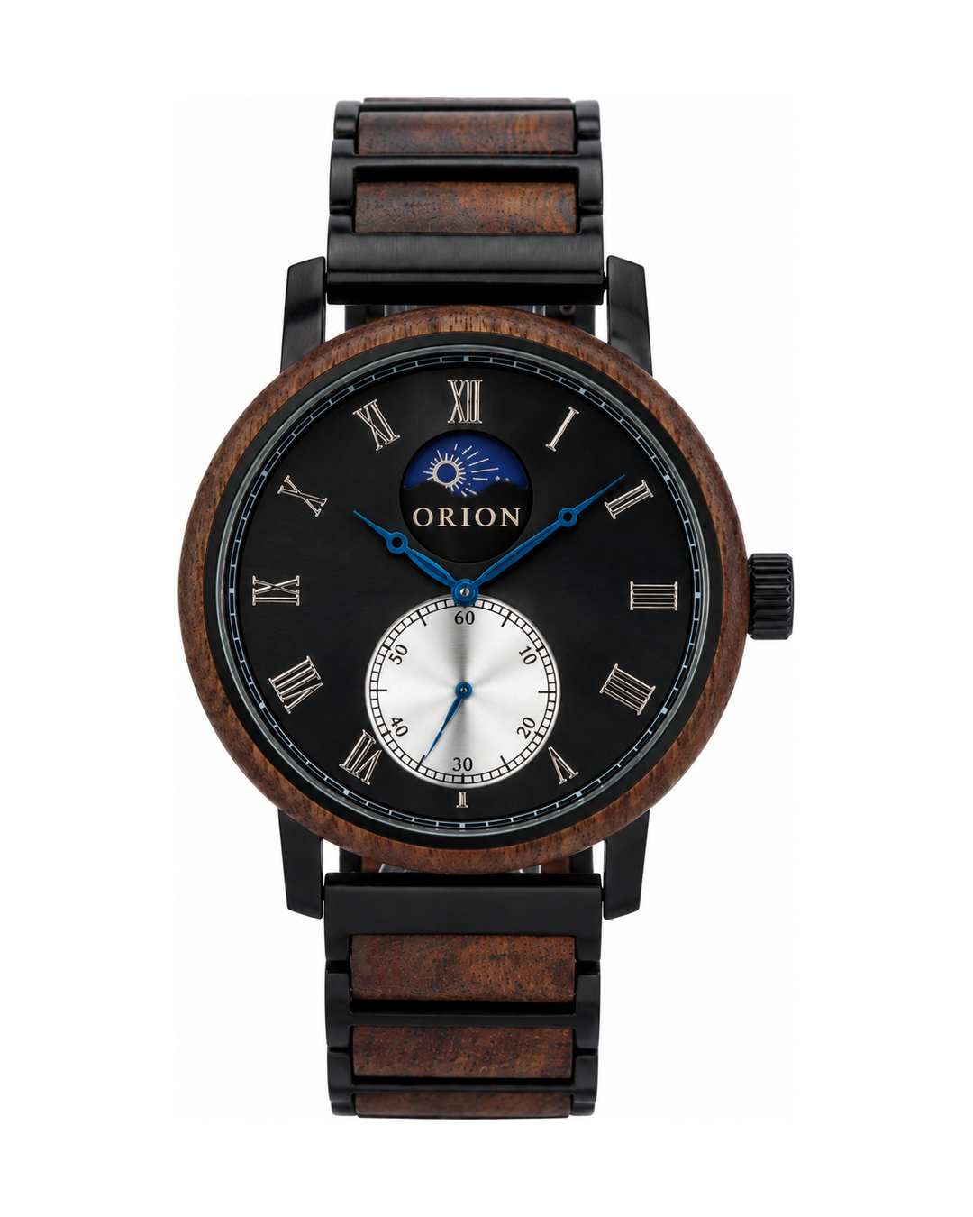 Orion Luna – Herrenuhr aus Holz mit Mondphase