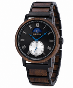 Orion Luna – Herrenuhr aus Holz mit Mondphase