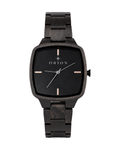 Orion Noir – Herrenuhr aus Holz, eckiges Gehäuse in Schwarz