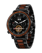 Orion Titan – Automatik-Herrenuhr aus Ebenholz mit Großdatum