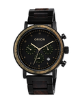Orion Vega – Herren-Chronograph aus Holz mit grünen Totalisatoren